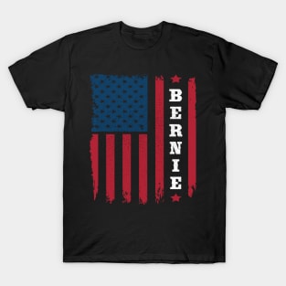 Bernie Sanders Vintage USA Flag T-Shirt